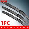 pinmoap Tergicristallo a tre sezioni per automobili Spazzola tergicristallo disossata universale a forma di J/U silenziosa 14 "16" 17 "18" 19 "20" 21 "22"