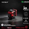 YEVOLT Livella Laser Verde YEVOLT 4D a 16 Linee, 360° Orizzontale e Verticale per Lavori Fai-da-Te, Soffitti, Piastrelle e Montaggio Mobili