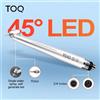 TOQ（医疗器械） Manipolo ad alta velocità a LED da 45 gradi Generatore elettronico Manipolo a pulsante integrato Strumento per odontoiatria a spruzzo d'acqua singolo