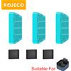 ROJECO Fontana d'Acqua Filtro Sostituibile Per Forniture Acqua Per Gatti Senza Fili Da 2,2 L Bevande Per Gatti Filtri Depuratore di Acqua Per Animali Domestici