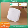 Aqara Interruttore Wireless Mini Aqara con Sensore Zigbee, Controllo Remoto Intelligente a Un Tasto, Compatibile con App Mi Home e Homekit