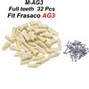 YOYADENT Misura Frasaco AG3 Typodont Denti Dentali Modello Denti Pieni 32 Pz Screw-in Pratica di Riempimento Gomma Morbida Gingivae Denti Formazione Insegnare