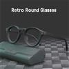 KOCOLIOR Retro Small Round Anti Blue Light occhiali fotocromatici per uomo donna montatura per occhiali di Design di marca in acetato di alta qualità