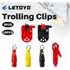 LETOYO Outrigger Downrigger Clip di rilascio per la traina Clip di traina durevoli Strumento di pesca Clip di traina per pesca in mare