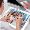 HUACAN Foto Personalizzata Diamante Mosaico 5d Kit Pieno Quadrato Rotondo Diamante Pittura Strass Decorazione Della Parete Soggiorno Regalo Di Compleanno