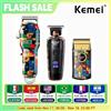 Kemei Tagliacapelli Ricaricabile Modello Graffiti Elettrico Professionale Barbiere Trimmer Uomo Rasoio KM-MAX2092 KM-MAX5090 KM-RS7098