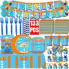TAKARA TOMY Buon compleanno bandiera banner stoviglie di carta palloncini in lattice forniture per feste cake topper decorazione tovaglia a tema film dei cartoni animati