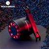 ROCKBROS Luce posteriore per bicicletta Tipo-C Lampada colorata ricaricabile Fanale posteriore per bici Alluminio MTB Sella da strada Reggisella Fanale posteriore per ciclismo