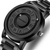 FOXBOX Orologio Moda personalizzata Puntatore magnetico galleggiante Cuscinetto a sfere gratuito Orologio al quarzo impermeabile semplice creativo per uomo