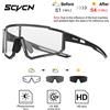 SCVCN Nuovi occhiali protettivi fotocromatici per esterni Occhiali da sole da ciclismo Occhiali da bici MTB Uomo Donna Occhiali sportivi da bicicletta UV400