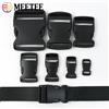 Meetee 10/20/30 Pezzi Fibbia a Sgancio Rapido in Plastica 20-50mm per Cinghie Zaino, Collari per Cani, Clip di Regolazione, Chiusura a Moschettone per Cinghie e Accessori