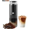 BALASHOV Macchina per caffè espresso wireless Caffettiera da viaggio Piccola macchina da caffè ricaricabile per campeggio RV Escursionismo Capsul Adatto
