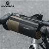 ROCKBROS Borsa da bicicletta Borsa da manubrio riflettente Capacità di stoccaggio Borsa a tracolla portatile multifunzionale da 1,7 litri Accessori per borse anteriori