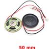 NONE MINI ALTOPARLANTE 0,5 W 8 OHM 50 MM con cavo con terminale ph da 2,54 mm