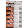 10 batterie a bottone AG3 LR41 192 1,55 V - Blister da 10 unità