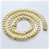 ESKEEM 6/8/10/12/15/20mm Monaco Collana a catena cubana Hip Hop Placcatura in oro 14k Bracciale a catena cubana Gioielli Hip Hop