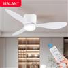 IRALAN Ventilatore da Soffitto Moderno IRALAN, Ventilatore Sigillante per Appartamenti, Camere da Letto, Soggiorni, Circolatore d'Aria per Interni