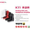 FiiO K11 DAC R2R e Amplificatore per Cuffie per Audio Domestico o PC, 6.35mm e 4.4mm Bilanciato, RCA, Coassiale, Ottico, 384kHz/24Bit