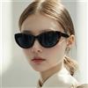 ZENOTTIC Occhiali da sole polarizzati Cat Eye alla moda fatti a mano in acetato Protezione UV400 Occhiali da sole Ombra per le donne Regalo da viaggio