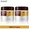 Karseell 2 pezzi trattamento per capelli al collagene riparazione profonda condizionamento olio di argan maschera per capelli essenza per capelli secchi e danneggiati tutti i tipi di capelli