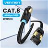 Vention Cavo Ethernet Vention Cat8 SFTP 40Gbps 2000MHz, Cavo di Rete RJ45 Cat 8 per Router, Modem, Internet