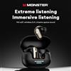 Monster MQT52 Auricolari Bluetooth 5.4 wireless con batteria a lunga durata, cuffie da gioco a doppia modalità, audio stereo HIFI con microfono