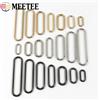 Meetee 10/20 Pezzi Meetee Fibbie Metalliche a O da 15mm-60mm per Regolazione Cinghie Borsa, Ganci di Connessione per Fettucce, Accessori Hardware per Borse
