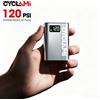 CYCLAMI Pompa elettrica ad aria per bici ultraleggera CYCLAMI E1 120psi Gonfiatore per pneumatici tascabile portatile per moto da strada MTB in lega di alluminio