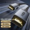 FDBOY Cavo da USB C a HDMI 8K a 60 Hz Tipo C a HDMI 2.1 8K 4K a 120 Hz 48 Gbps HDR HDCP per Thunderbolt 4/3, iPhone 16/15 Pro Max Galaxy