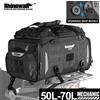 Rhinowalk Borsa da coda per moto Borsa da sedile posteriore espandibile impermeabile 50-70L Separazione asciutta e bagnata Zaino versatile Tasca per laptop da 14 pollici