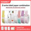 Niimbot Etichette Carta Adesiva Etichette Termiche Adesivi Rotolo di Carta Autoadesiva Per Niimbot D110 D11 D101 Mini Stampante Portatile
