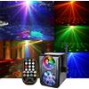 VENUSWING Illuminazione scenica a proiezione laser a LED RGBW DJ Disco Mini luci da festa Telecomando per la decorazione del club di casa di nozze di Natale