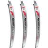 EZARC Lame per sega a gattuccio EZARC da 12 pollici (300 mm) con denti giapponesi, 6 TPI, per potatura legno e taglio legno