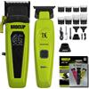 BRDCLIP BRD106 078 Tagliacapelli 7500RPM 7200RPM Nuovo Trimmer professionale per parrucchiere Lama DLC con base di ricarica Barbiere per uomo