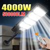 paweinuo 500000LM 4000W/3000W/2000W Luce solare a led per esterni Potente sensore di movimento per esterni Lampada solare Lampada da parete per giardino stradale