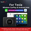 CarlinKit Wireless CarPlay Android Auto Per Tesla Modello 3 Modello X Y Modello S Auto Connect Siri Assistente Vocale Spotify Waze 5G BT