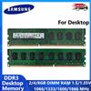 SAMSUNG RAM Desktop Samsung DDR3 DDR3L 2GB 4GB 8GB DIMM 240-Pin 1066 1333 1600 1866MHz Modulo di Memoria PC3 PC3L