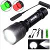VASTFIRE Torcia Super LED C8 1-Mode 350LM Portata 600-800 Metri Torcia Tattica da Caccia a Led per Equitazione Notturna Campeggio Escursionismo Utilizzando 18650