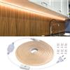 Lcamaw Luce LED COB Impermeabile per Sottopensili con Interruttore a Pulsante, Cavo 220V 110V, Spina EU/US, Lampada a Striscia per Cucina
