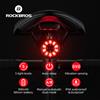 ROCKBROS Luce posteriore intelligente per bicicletta Q1MAX 5 modalità di illuminazione Sensore freno impermeabile Fanale posteriore intelligente Tipo-C Carica accessori bici