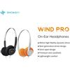 FiiO Wind/WIND PRO Cuffie HiFi semi-aperte con cavo, driver dinamico da 40 mm, suono HiFi caldo, regolazione vocale, cuffie con microfono