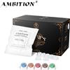 Ambition 240 pz Tazze di Inchiostro Del Tatuaggio 1.2 ML Usa E Getta PC Pigmento di Plastica Trasparente Titolare Tappi Contenitore Trucco Permanente Fornitura Del Tatuaggio