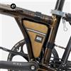 ROCKBROS Borsa da bicicletta Borsa triangolare ultraleggera per telaio tubo anteriore per bici Brompton Mini borsa da 0,25/0,3 litri Borsa da bici pieghevole portatile