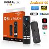 LVMAO Mortal Android 14 TV Stick Full HD 4K 1080P WiFi 6 Google Voice NETFLIX Youtube Q8 BT5 24Fps Lettore multimediale di decodifica video wireless