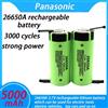 Panasonic 2-10PCS Originale Panasonic 26650A 26650 5000mah 3.7V Batterie Al Litio Ad Alta Capacità Ricaricabili Per Torcia Elettrica Auto Elettrica
