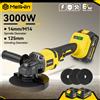 MELLWIN 125 millimetri M14 Brushless Elettrico Smerigliatrice Cordless Lucidatrice Lavorazione Del Legno Strumento di Taglio Per Makita 18V Batteria Spille