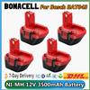bonacell Per Bosch BAT043 NI-MH 12V 3500mAh Batteria di ricambio per BAT043 BAT045 BAT046 BAT049 BAT120 BAT139 GSB Batteria per utensili elettrici