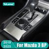 YaLumei Per Mazda 3 BP 2019 2020 2021 2022 2023 2024 2025 Auto Console Centrale Del Cambio Pannello di Rivestimento Della Copertura Tazza di Acqua Telaio accessori
