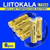 liitokala 6 pz LiitoKala LT20A 3.7 V 18650 2000 mAh batteria ricaricabile a bassa temperatura 10A per torcia Flash Light strumenti elettronici