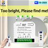 Diese RF433mhz AC110V 220V dimmer wireless luminosità della luce telecomando regolabile supporta il modulo luce alogena LED a 2 vie